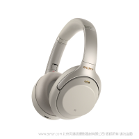 索尼 sony WH-1000XM3 高解析度頭戴式無線降噪立體聲耳機(jī) 鉑金銀 黑色