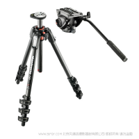 曼富圖 (Manfrotto) MT190CXPRO4 碳纖維四節(jié)三腳架+云臺(tái) MVH500AH 液壓阻尼 照相機(jī)三腳架 套裝