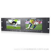 富威德 FEELWORLD FW679-DRM 7" 高分辨率1024x600 3G/HD-SDI雙聯(lián)機(jī)柜式液晶廣播級監(jiān)視器 