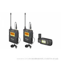 楓笛 Saramonic UwMic9 Kit8（TX9+TX9+RX-XLR9）無線領(lǐng)夾式麥克風(fēng) 一拖二  小蜜蜂 小海豚 單反攝像機(jī)話筒