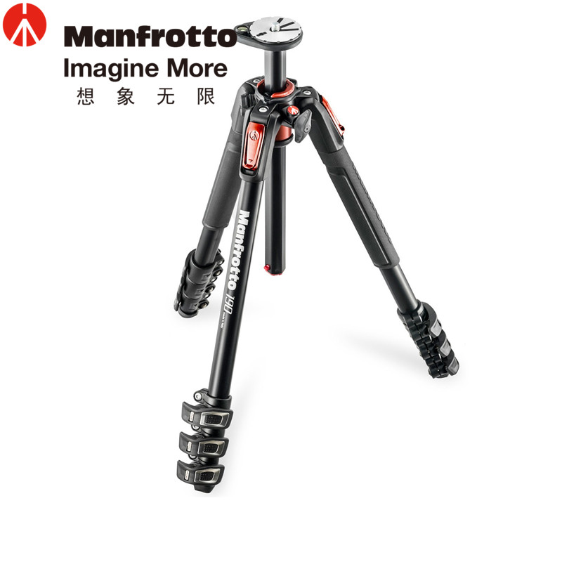 Manfrotto/曼富圖 MT190XPRO4 鋁合金三腳架 單反相機(jī)三腳架