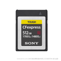 索尼512G CEB-G512 1DX3 內(nèi)存卡 存儲 CFexpress  typeB CFE-512G CEB CEB-G Series CFexpress Type B Memory Card