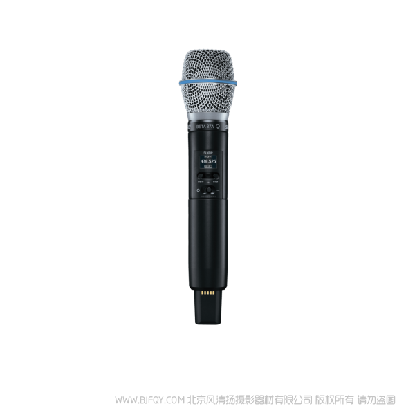 Shure 舒爾 SLXD2/B87A 配備Beta®87A話筒頭的手持式發(fā)射機 SLXD24CN/B87A套裝