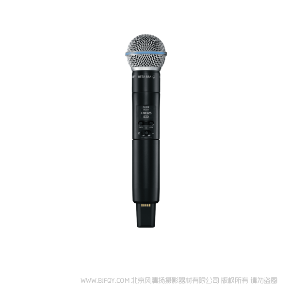 Shure 舒爾 SLXD2/B58    配備Beta®58A話筒頭的手持式發(fā)射機  SLXD24CN/B58套裝