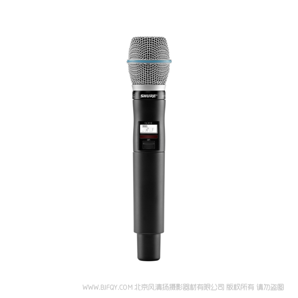 Shure 舒爾 QLXD2/B87A QLXD24/BETA87A話筒配備QLXD2手持式發(fā)射機(jī) QLX-D™數(shù)字無線系統(tǒng)之手持式無線發(fā)射機(jī)。