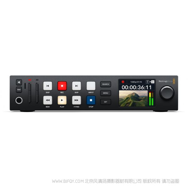 BMD HyperDeck Studio HD Plus  兩路6G-SDI輸出允許填充和鍵播放，較高1080p60