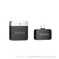 BOYA 博雅  BY-M1LV-U 無線麥克風(fēng)系統(tǒng) BY-M1LV-U-RX是一款USB-C接收器，用于安卓手機(jī)