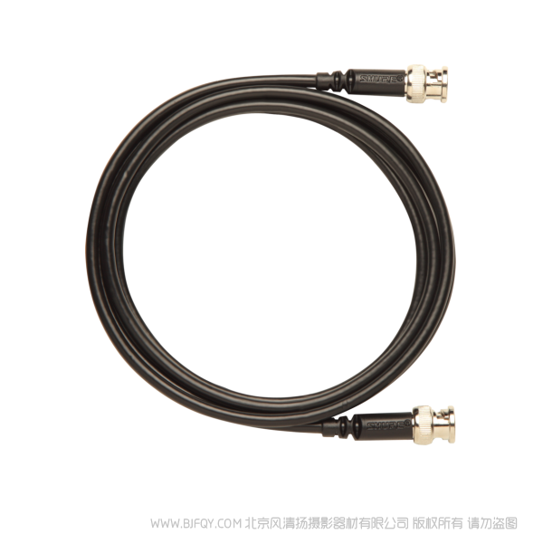 舒爾 Shure UA806 同軸電纜，BNC-BNC，RG58C/U型，50Ω，長6英尺（2米）。