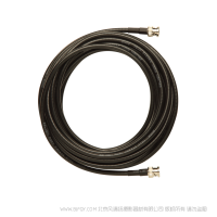 舒爾 Shure UA825 同軸電纜 BNC-BNC，RG8X/U型，50Ω，長25英尺（7.5米）。