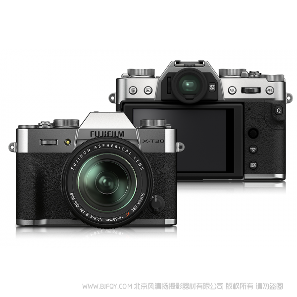 【缺貨】富士 X-T30II XT30二代微單無反相機 復(fù)古照相機4k視頻vlog自拍美顏 XF18-55mm鏡頭套機 銀色