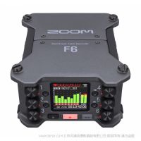 Zoom F6 現場記錄儀 錄音筆 XLR錄音   32 位浮點記錄和一對 AD 轉換器的專業(yè)現場錄音機