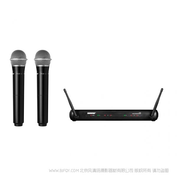 Shure 舒爾 SVX288/PG28 雙人聲無線系統(tǒng)  一拖二手持麥克風(fēng)套包 