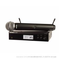 Shure 舒爾 BLX24R/SM58 帶SM58的無線機(jī)架式人聲系統(tǒng) 可安裝機(jī)柜 無線手持一拖一麥克風(fēng)套包