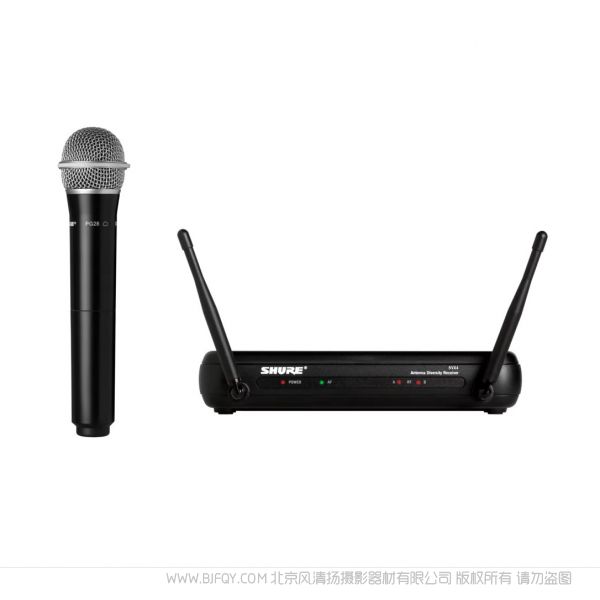 Shure 舒爾 SVX24/PG28 無(wú)線人聲系統(tǒng) 手持麥克風(fēng)一拖一 演唱會(huì) 個(gè)人演講  單人收聲