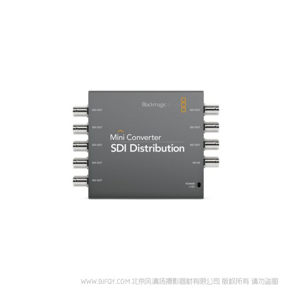 BMD Mini Converter SDI Distribution SD或HD-SDI連接同時分配到多達8路不同的SDI輸出