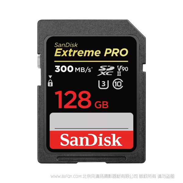 閃迪 SDSDXDK-128G-GN4IN SDHC™ 和 SDXC™ UHS-II 存儲卡 300MB V90 U3 128GB 閃存 內存卡