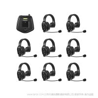 Saramonic 楓笛 WiTalk WT9S 單包耳八發(fā)一收全雙工通話耳機(jī)對(duì)講系統(tǒng) 內(nèi)通一拖八